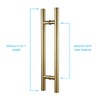 TOGU TG-6012 12 inches Solid Standoffs Heavy-Duty Commercial Grade-304 Stainless