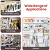 ZIUZI 100Pcs Pegboard Hook Locks, Peg Board Locks Stoppers Fit