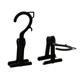 Olithani Skirt Hangers NEO Clips, Black, 20 Pieces, Bottom, Sandwich, Storage, Space Saving, Cleaning