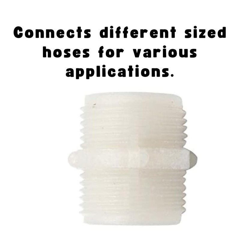 Invero® Hose Connector - Size: 3/4" X 3/4" Threaded