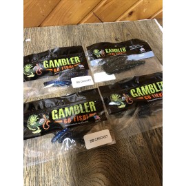 Gambler Lot Of 4 Gambler BB Cricket Fishing Baits Brand New