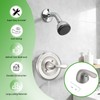 gcbcrit RP48717 Shower Handle Replacement, Metal Lever Handle Kit