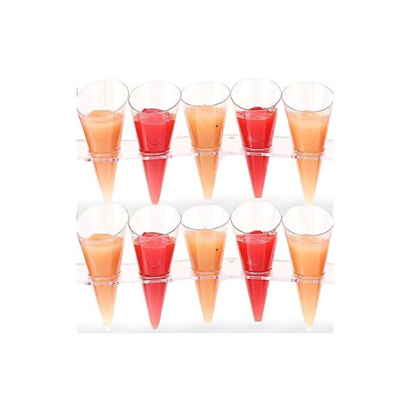 Blue Sky MiniWare Angled Clear Cones Wave Display | 10