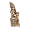 Ganesha Golden Figurine Indian God Elephant Asian Miscellaneous Goods Elephant