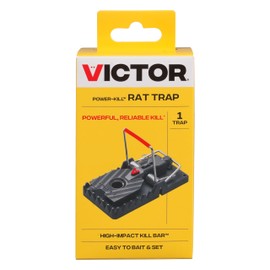 Victor Power Kill Rat Trap - M144B - Easy to Set Rat Trap - Humanely and Quickly Kills Rats - Versatile Placement Options