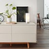 Lightbox Table Lamp with Matt White Glass Shade & Rocker