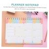 CAXUSD Planner Paper 2024 Monthly Planner Spiral Bound Notepad for