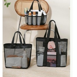 New Open-Type Mesh Beach & Swim Bag (Medium) Mesh Bag