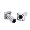 Ruimou 2pcs LMK10UU Longer Model Square Linear Bearing Sliding Unit
