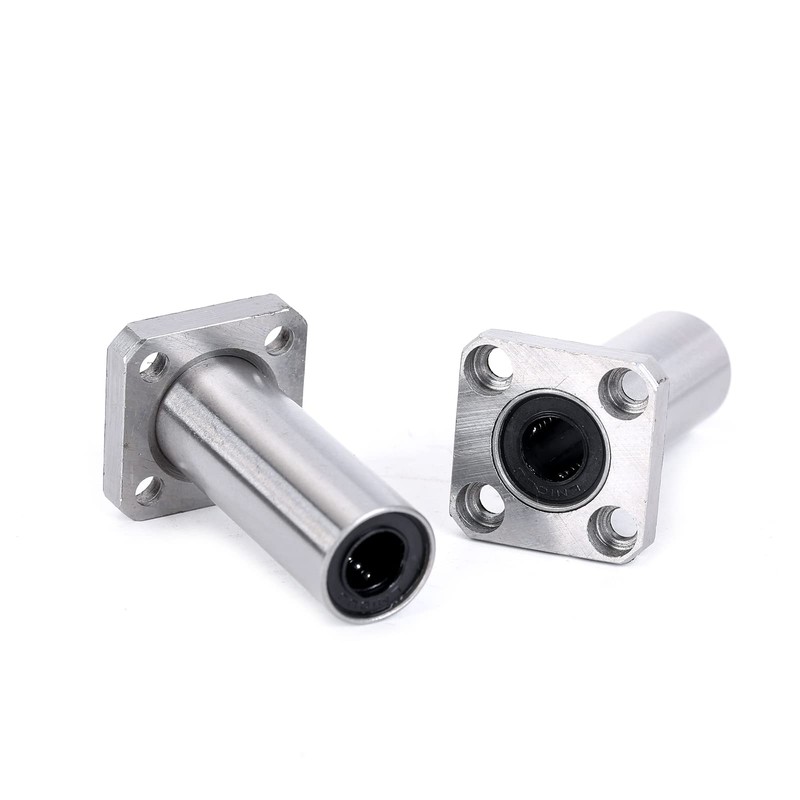 Ruimou 2pcs LMK10UU Longer Model Square Linear Bearing Sliding Unit