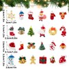 Heveer Christmas Miniature Pendants, Christmas Tree Decorations, Resin Ornaments Pendant