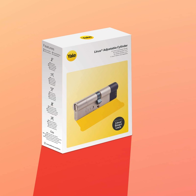 Yale 05/501000/SN - Linus® Adjustable Cylinder Silver