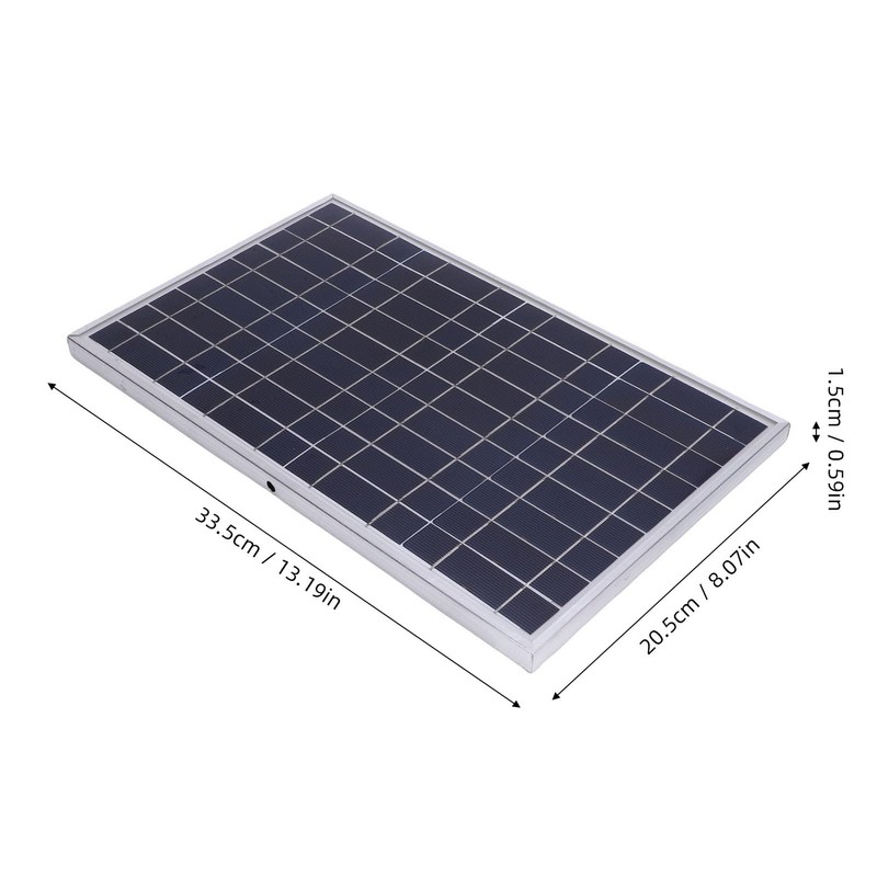 Sanpyl 100W 12V Solar Panel Kit, Portable Monocrystalline Silicon Solar