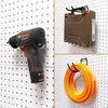 HUHOLE 8 Pack Pegboard Drill Holder and Utility Hooks Set