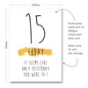 Funny 15th Birthday Card - 15 Today Seems Like Only
