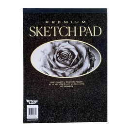 Premium Sketch Book - 9x12-Inch - 40 Sheets per Book - Excellent for Pencil, Pastel, Charcoal and Crayon from Northland Wholesale. (1-Premium Sketch Book)