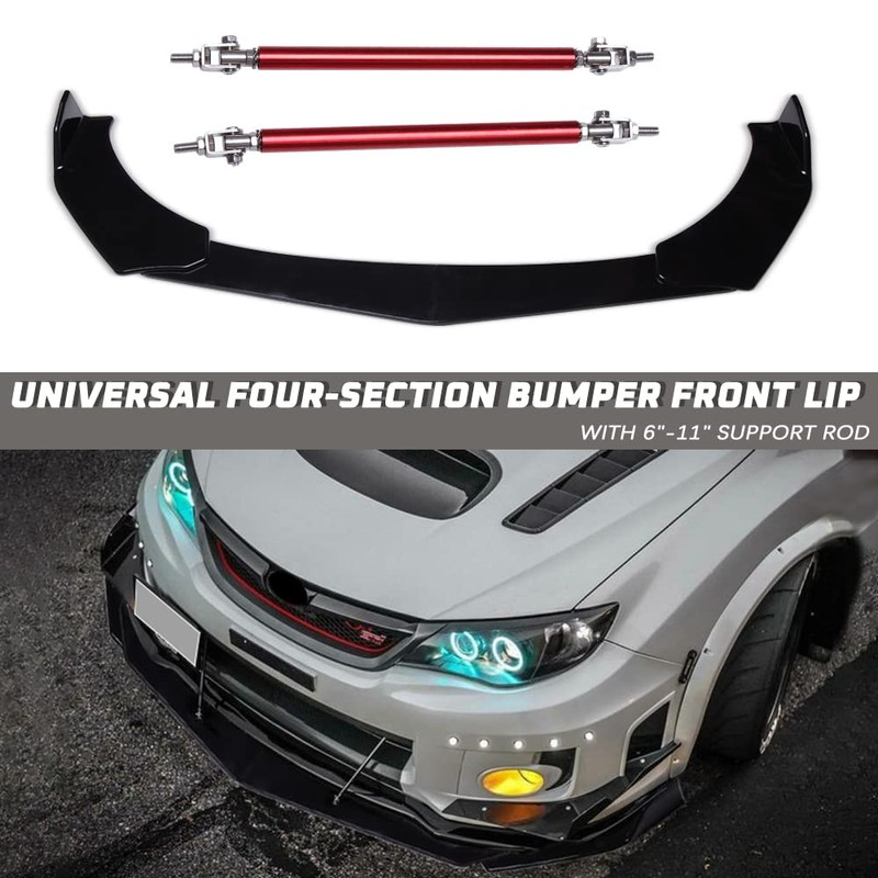 KEEPDSGN Front Bumper Lip Universal Spoiler for Car (Original Sharp