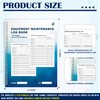 LKTHSEEK Equipment Maintenance Log Book 8.5 x 11 Inch 110