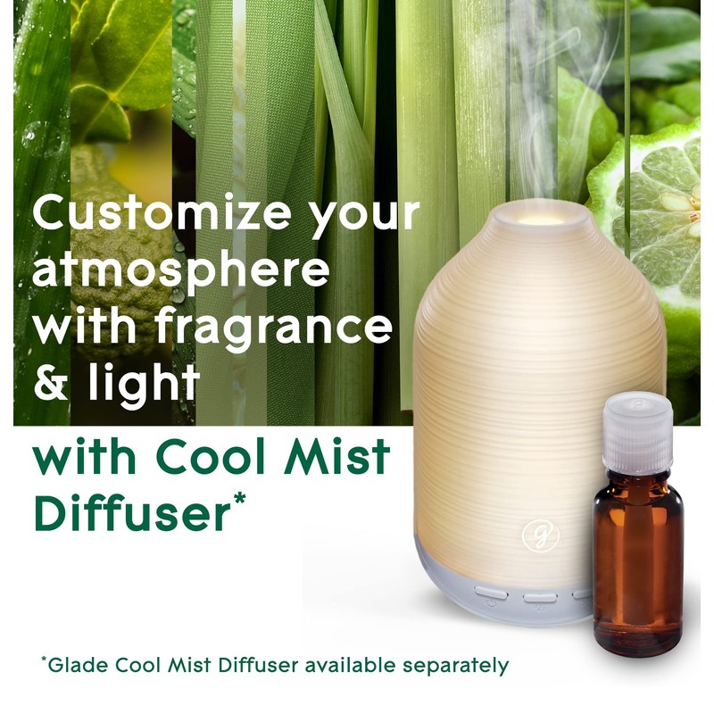 Glade Essential Oil Diffuser Refill, Use with Cool Mist Aromatherapy
