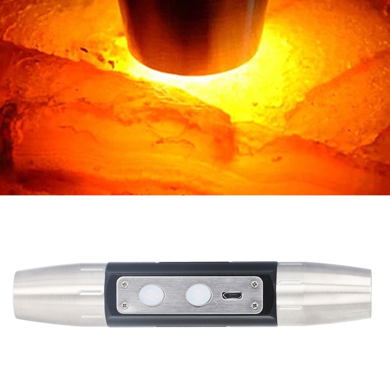 Identification Flashlight Super Bright USB Rechargeable Quad LEDs Portable Jade