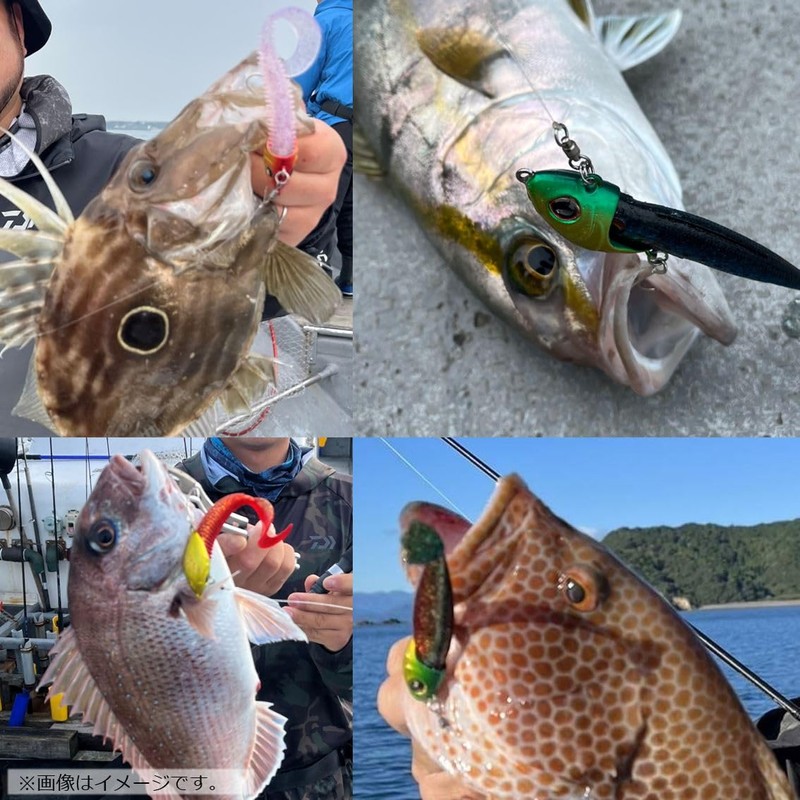 Daiwa Ricky Shad Tail Worm 3.5 Akakin