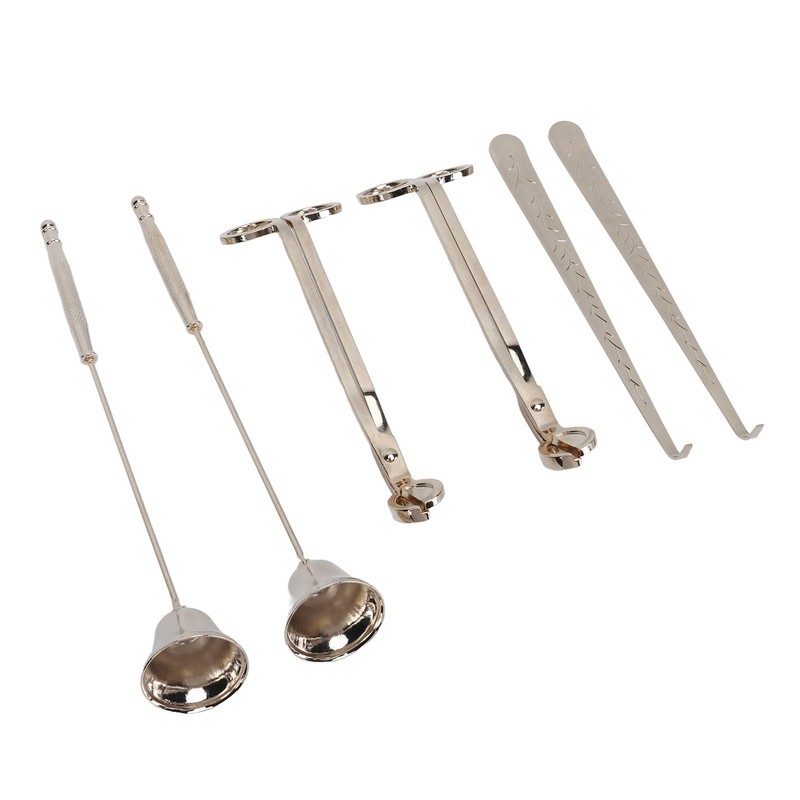 6PCS Candle Accessory Set Wick Trimmer Wick Dipper Candle Snuffer