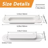 MOROBOR Double Sided Handle, 2pcs Oval Embedded Sliding Barn Door
