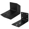 10 Pcs 4" Black Steel L Right Angle Bracket, Corner