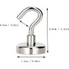SZKKQKJ Magnetic Hooks, 8 Magnetic Hooks, Super Strong Magnets with
