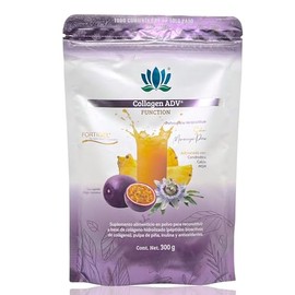 Colágeno Hidrolizado Maracuyá Piña 300 g Collagen ADV Pure Health