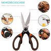 Belle Vous Pack of 2 High Performance Kitchen Scissors Set