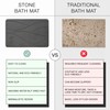 Stone Bath Mat – Diatomaceous Earth, Quick-Drying, Non-Slip, Ultra-Absorbent –