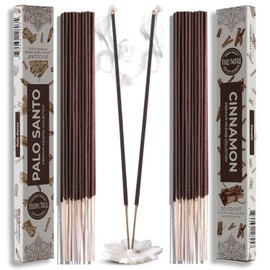 Trumiri Incense Sticks - Combo Pack of 40 Insence-Sticks - 20 Palo Santo + 20 Cinnamon - Insenses - Insents - Incents - Inscense - Incence - Incienso - All Natural Incense Sticks