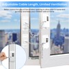 2 x Fridge Lock No Drilling with Code for Children