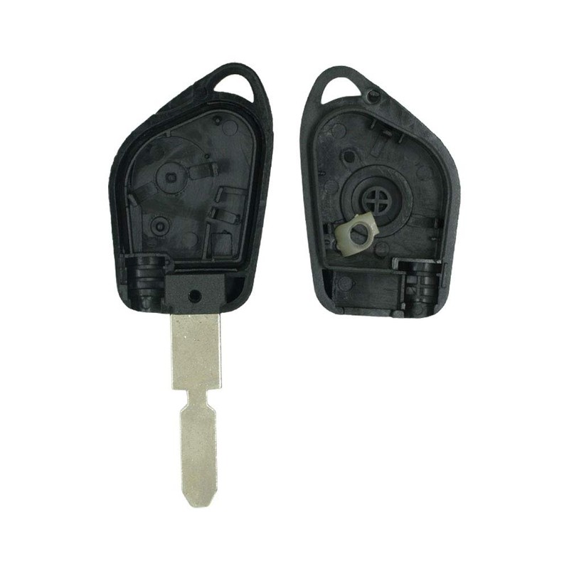 BROVACS Key Shell Compatible with Peugeot 406 1 Button Keyless