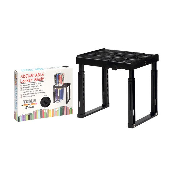 Tools for School Adjustable Locker Shelf - Strong ABS Plastic