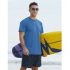 Camisetas de natación para hombre, protección solar UPF 50+, playera
