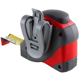 SOLA Big T Tape Measure 8 m / 25 mm Extremely Robust Professional Tape Measure with Belt Clip Steel Tape Painted Yellow with mm Scale Accuracy Class I Roll Meter with Non-Slip End Hook Length 8 m / 25