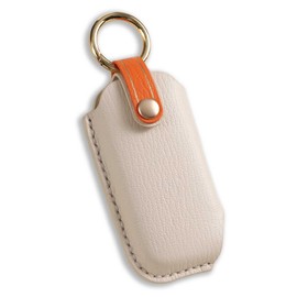 Hontumax Genuine Leather Key Fob Cover Case for Kia Sportage Seltos 2021-2025, for Kia Telluride 2021-2022, for Kia Sorento NIRO 2021-2023, for Kia K5 EV6 2021-2024 Key Holder (White)