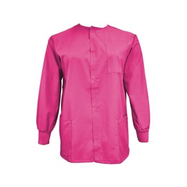 M&M SCRUBS Women's Scrub Jacket Medical Scrub Jacket L Hot Pink