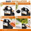 TOPWAY 1/2HP 1560GPH Portable Cast Iron High Pressure Utility Transfer