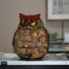 SEINHIJO Wine Cork Holder Statue Sculpture Owl Figures Modern Decor