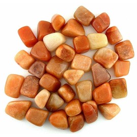 1/2 Pound Red Aventurine Tumble Polish Polished 3/5 To 9/10 Inch Gemstone T14
