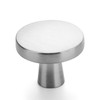Ravinte Cabinet Knobs, Pack of 5, Brushed Nickel Drawer Knobs, Kitchen Cabinet Knobs, 32 mm, Single Hole, Cabinet Hardware Knobs for Cabinets and Drawers, Drawer Knobs
