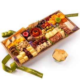 Nibble Charcuterie Get Well Soon Premium Board for 6-9, Ready to Serve Charcuterie Board