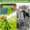 Pattiumo Sprinklers for Yard, 360° Tripod Sprinklers for Yard Large