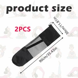 XNBTFK Yoga Mat Bag, Travel Yoga Mat, Fitness & Exercise Mat with Adjustable Strap for Women & Men - Lightweight Waterproof Travel Bag for Home Gym and Studio