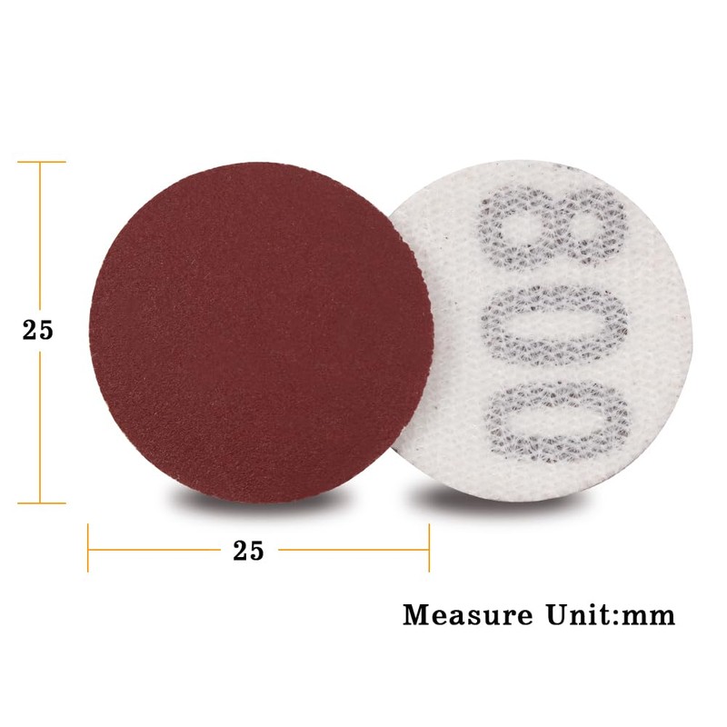 SPEEDWOX Sander Disc 100pc Sanding Hook and Loop Sandpaper 800