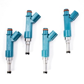 waltyotur 4 inyectores de combustible 23250-37020 de repuesto para Toyota Prius 2010-2015/para Lexus CT200h 1.8L 2011-2015