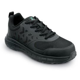 SR Max Dillon, Men's, Black, Athletic Style, MaxTrax Slip Resistant, Steel Toe Work Shoe (9.0 M)
